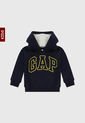 Hoodie Azul Navy-Amarillo GAP Kids de GAP