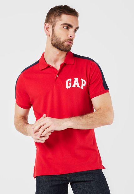 Polo Rojo-Azul-Blanco GAP