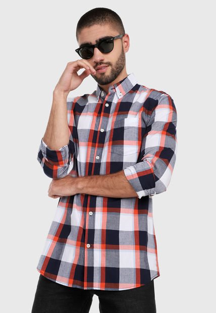 Camisa Rojo-Negro GAP