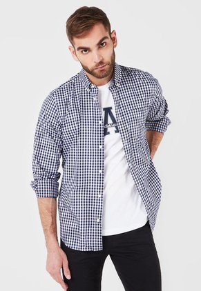 Camisa Azul-Blanco GAP
