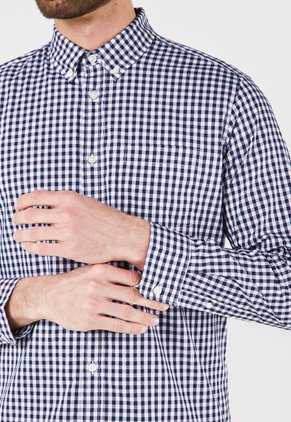 Camisa Azul-Blanco GAP