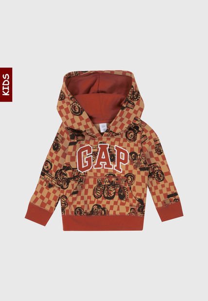 Hoodie Terracota-Café GAP Kids
