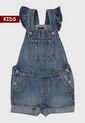 Overol Azul Denim GAP Kids de GAP
