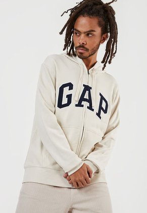 Hoodie Biege-Azul-Blanco GAP
