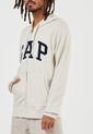 Hoodie Biege-Azul-Blanco GAP de GAP