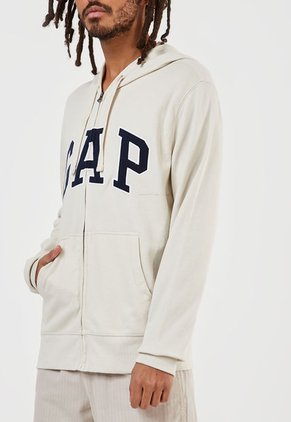 Hoodie Biege-Azul-Blanco GAP