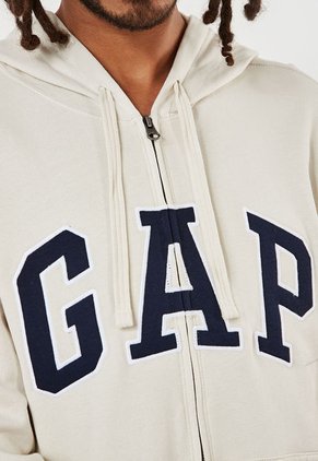 Hoodie Biege-Azul-Blanco GAP