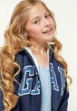 Hoodie Azul Navy-Azul-Blanco GAP Kids de GAP