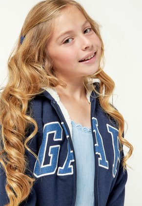 Hoodie Azul Navy-Azul-Blanco GAP Kids