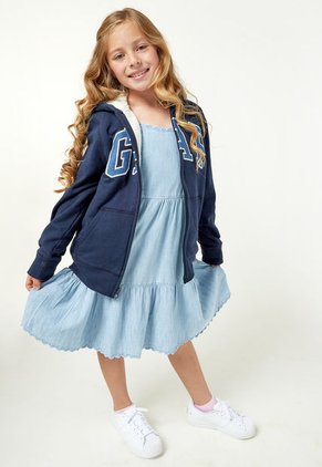 Hoodie Azul Navy-Azul-Blanco GAP Kids