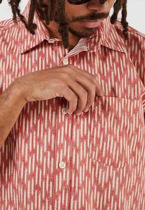 Camisa Salmón-Blanco GAP