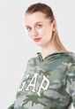 Hoodie Verde-Blanco GAP de GAP
