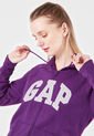 Hoodie Violeta-Lila-Blanco GAP de GAP