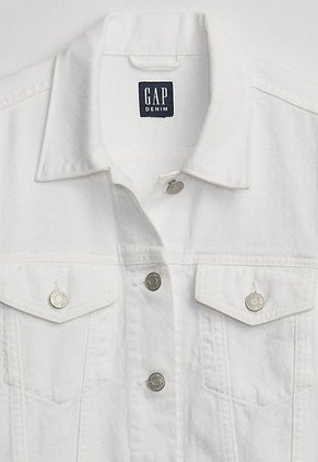 Chaqueta Denim Blanco GAP