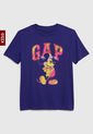 Camiseta Azul Índigo-Multicolor GAP Kids de GAP