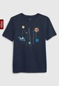 Camiseta Azul-Multicolor GAP Kids de GAP