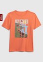Camiseta Naranja-Celeste-Amarillo GAP Kids de GAP