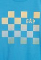 Camiseta Celeste-Amarillo GAP Kids de GAP