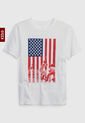 Camiseta Blanco-Rojo-Amarillo GAP Kids de GAP