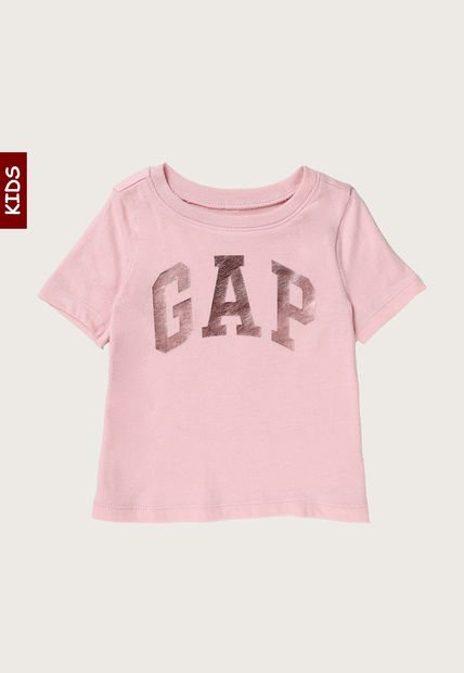 Camiseta Rosa-Oro Rosa GAP Kids