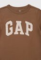 Camiseta Café-Marfil GAP Kids de GAP