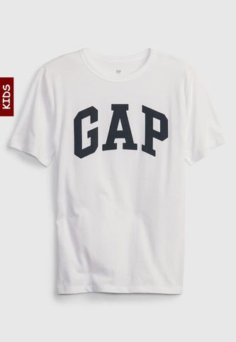 GAP - Camiseta Blanco-Azul Navy GAP Kids