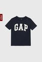Camiseta Azul Navy-Marfil GAP Kids de GAP