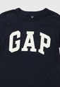 Camiseta Azul Navy-Marfil GAP Kids de GAP