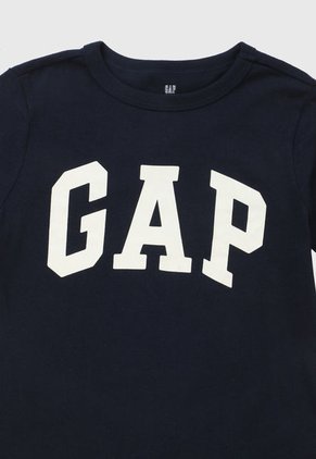 Camiseta Azul Navy-Marfil GAP Kids
