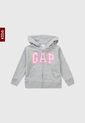 Hoodie Gris-Rosa-lanco GAP Kids de GAP