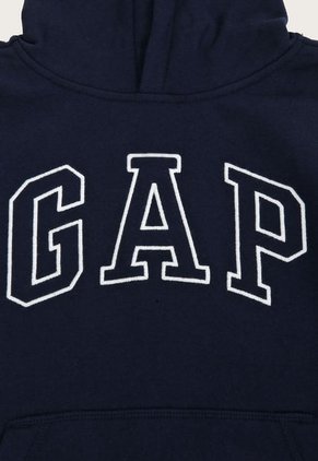 Hoodie Azul Navy-Blanco GAP Kids