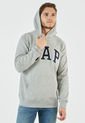 Hoodie Gris-Azul-Blanco GAP de GAP