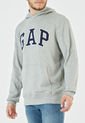Hoodie Gris-Azul-Blanco GAP de GAP