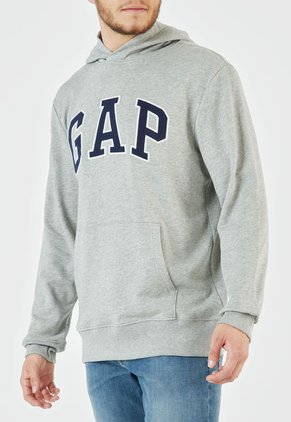 Hoodie Gris-Azul-Blanco GAP