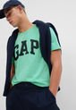Camiseta Turquesa-Azul Navy GAP de GAP