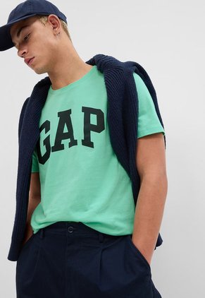 Camiseta Turquesa-Azul Navy GAP