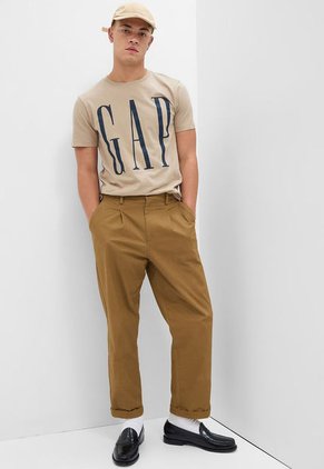 Camiseta Caqui-Azul GAP