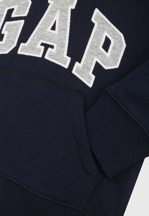 Hoodie Azul Navy-Gris GAP Kids