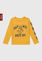 Camiseta Manga Larga Amarillo-Azul GAP Kids de GAP