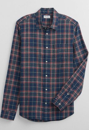 Camisa Azul-Rosa GAP