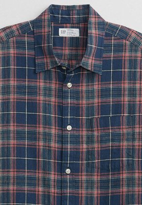 Camisa Azul-Rosa GAP