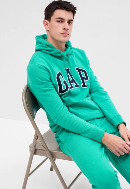 Hoodie Verde-Azul Navy GAP