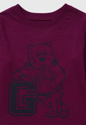Camiseta Manga Larga Violeta-Azul GAP Kids