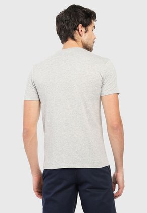 Camiseta Gris-Blanco GAP