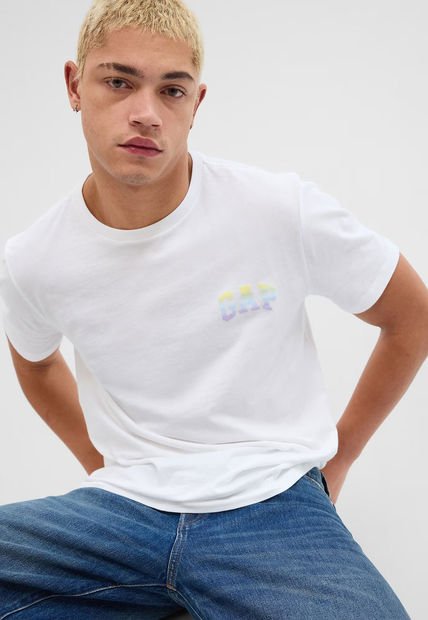 Camiseta Blanco-Multicolor GAP