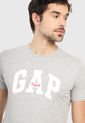 Camiseta Gris-Blanco GAP de GAP