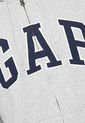 Hoodie Gris-Azul Navy GAP de GAP