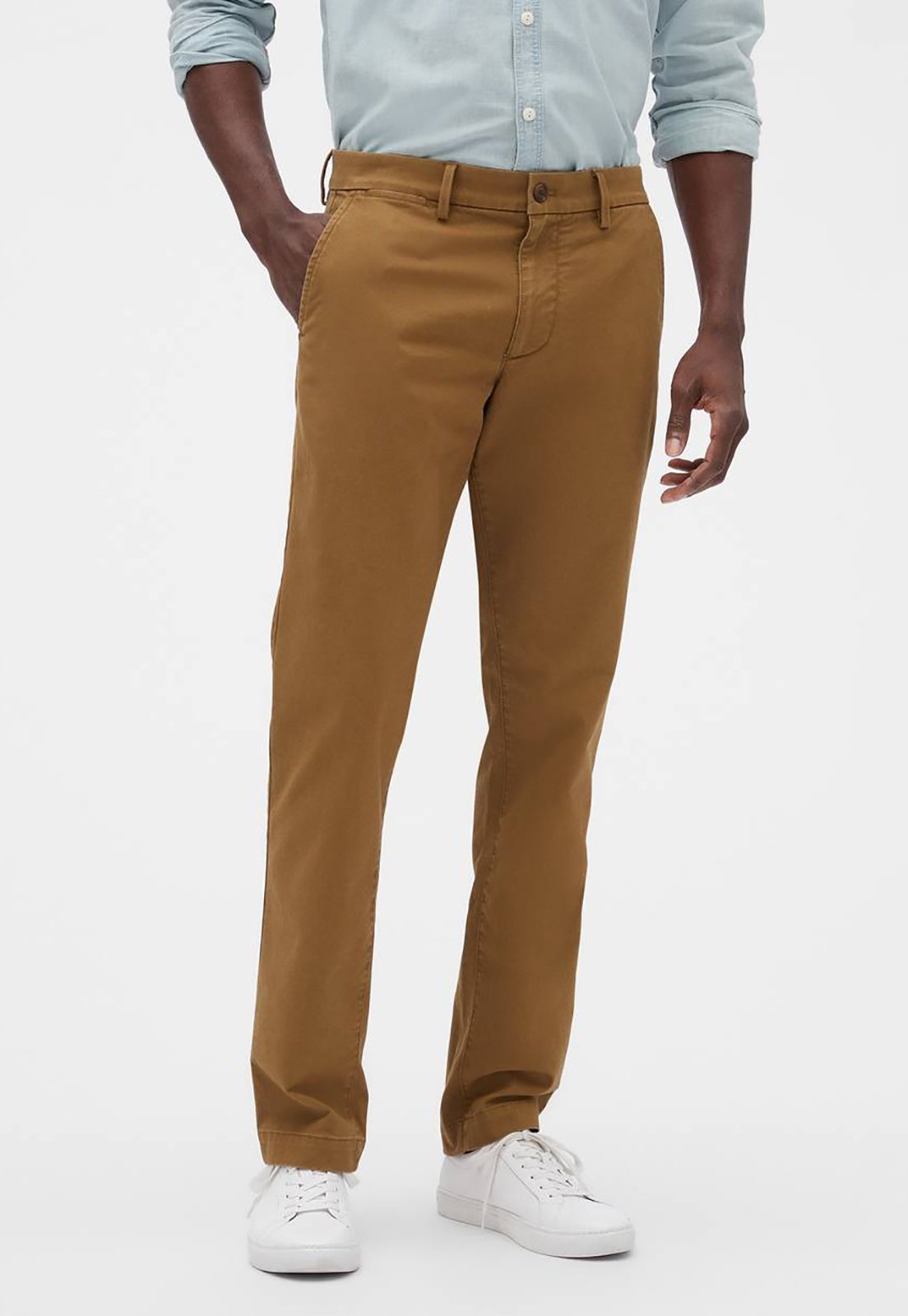 Pantalon Chino GAP Garçon Taille 14 – Khaki, 27x27, Coupe Facile, Coton 100%