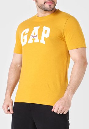 Camiseta Mostaza-Blanco GAP