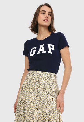 Camiseta Dúo Blanco-Azul GAP